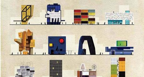Arquitectura Ilustrada “archist” Series | Federico Babina