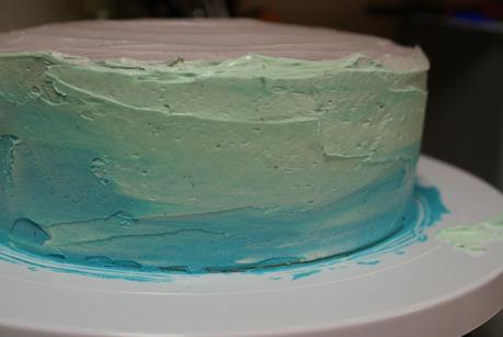 Tarta Degradada de Chocolate y Vainilla Tarta Degradada de Chocolate y Vainilla