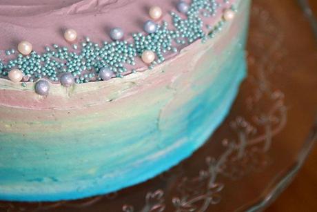 Tarta Degradada de Chocolate y Vainilla Tarta Degradada de Chocolate y Vainilla