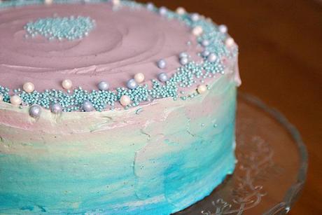 Tarta Degradada de Chocolate y Vainilla Tarta Degradada de Chocolate y Vainilla