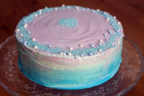 Tarta Degradada de Chocolate y Vainilla Tarta Degradada de Chocolate y Vainilla