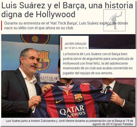 Sport: Luis Suárez y el Barça, una historia digna de Hollywood