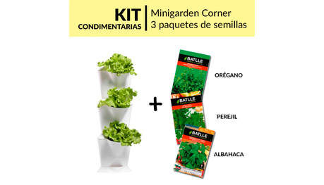 Miniguía de siembra en semilleros minigarden corner