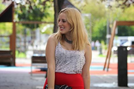 Minifalda roja