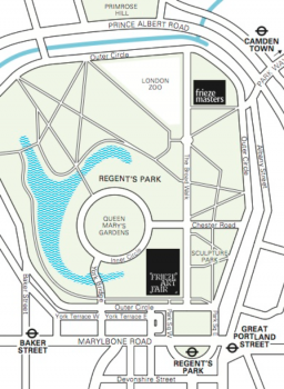 Londres se escribe con F de feria: Frieze Masters y Frieze Frieze & Frieze Masters location map