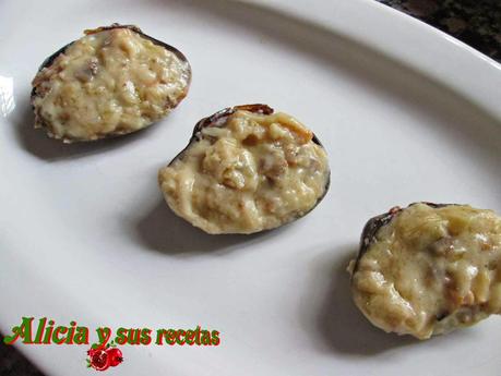 ALMEJAS FINAS RELLENAS DE BECHAMEL