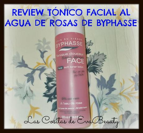 Review Tónico facial al Agua de Rosas de Byphasse.