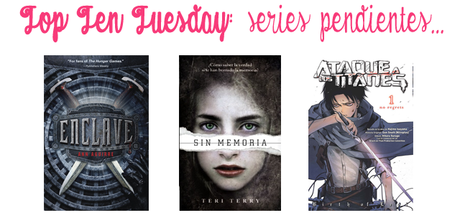 Top Ten Tuesday (46): Series que quiero empezar Top Ten Tuesday (46): Series que quiero empezar
