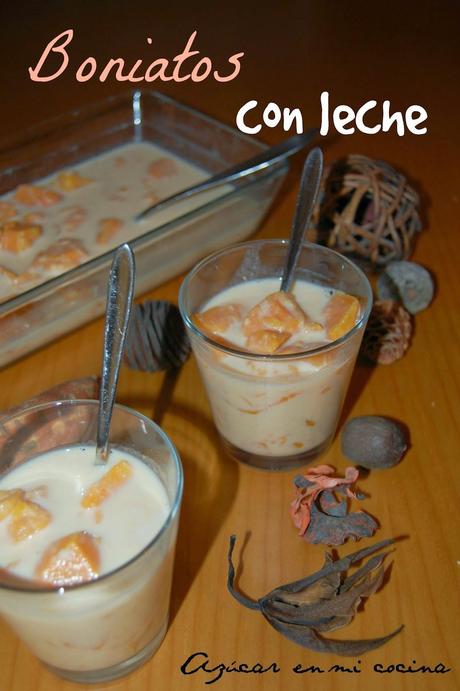 Boniatos con leche, recetas de siempre Boniatos con leche, recetas de siempre