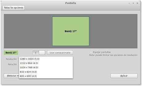 Añadir resoluciones de pantalla en Linux Mint bitacoralinux-resolucion-pantalla-1