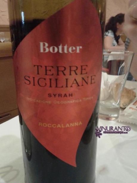 Sabores de Sicilia en Madrid Terre Siciliane. Vino de Italia. IGP. 100% Syrah.