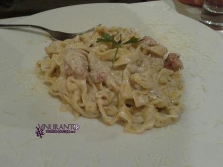Sabores de Sicilia en Madrid Tagaliatelle Siciliana. Rico, rico.