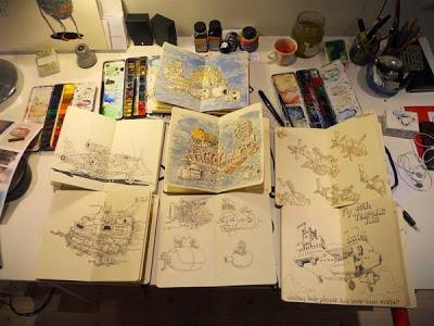 Los moleskines de Mattias Adolfsson Los moleskines de Mattias Adolfsson