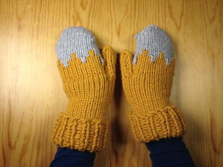 How to loom knit mittens DIY tutorial