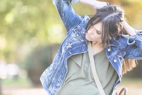street style barbara crespo customized denim pepe jeans follow my own star fashion blogger outfit blog de moda front row shop street style barbara crespo customized denim pepe jeans follow my own star fashion blogger outfit blog de moda front row shop