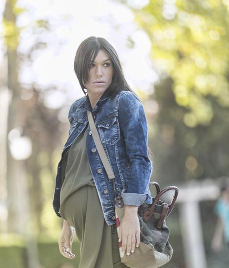 street style barbara crespo customized denim pepe jeans follow my own star fashion blogger outfit blog de moda front row shop street style barbara crespo customized denim pepe jeans follow my own star fashion blogger outfit blog de moda front row shop
