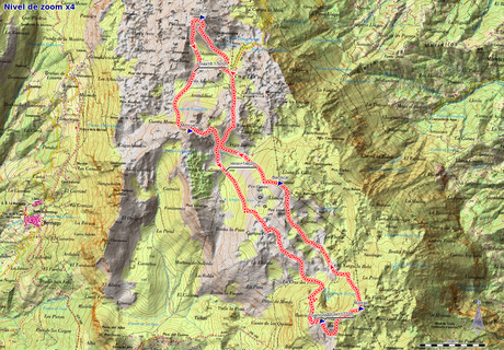 Rutas Montaña Asturias: Mapa de la ruta por la Sierra del Aramo