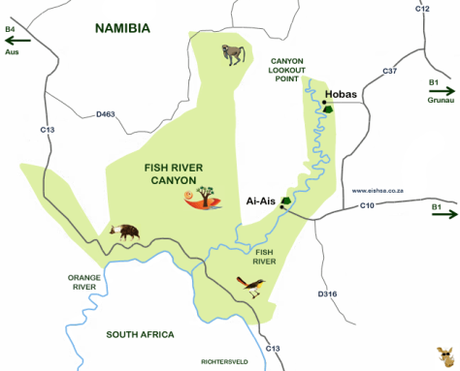 NAMIBIA POR LIBRE (10 DÍAS) cañon del rio fish