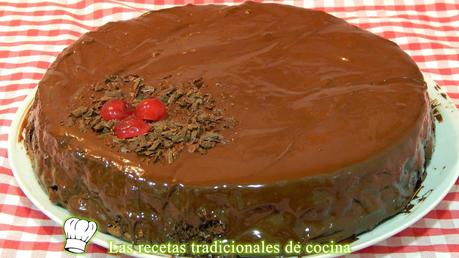 tarta de chocolate