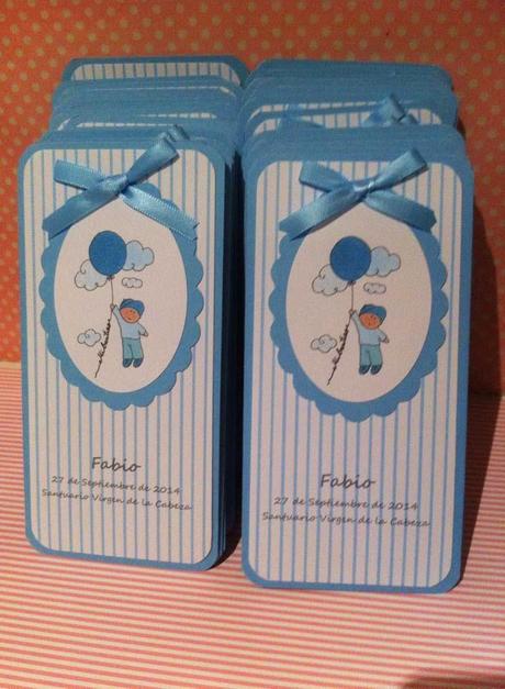 Recordatorios Bautizo: Niño globo Recordatorios Bautizo: Niño globo