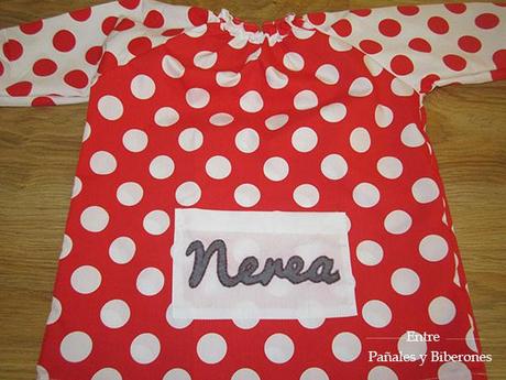 Personalizando el mandilón de la guarde Personalizando el mandilón de la guarde