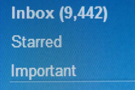 ✓ El número óptimo de correos en el inbox Inbox llena