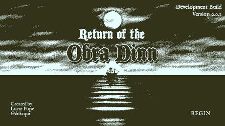 Ya disponible la primero demo de 'Return of the Obra Dinn', lo nuevo del creador de 'Papers, Please!'