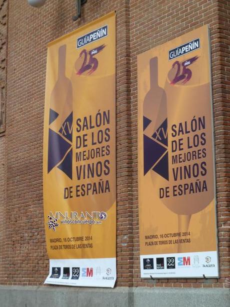 Los mejores vinos de España 2015 Carteles en la entrada