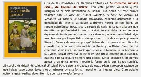 Novedades Hermida Editores, Octubre 2014 en Pandora Magazine