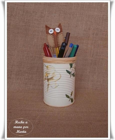 UN PORTALÁPICES RECICLADO UN PORTALÁPICES RECICLADO