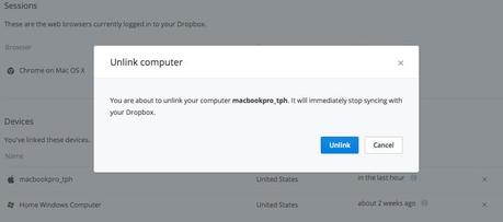 ¿Perdiste tu celu? Cómo desenlazar un dispositivo de dropbox como-Unlink-Dropbox