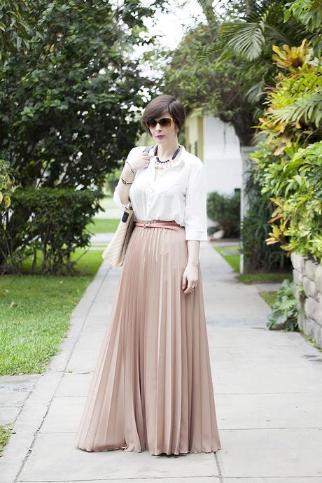 Mis Looks - La maxi falda plizada Mis Looks - La maxi falda plizada