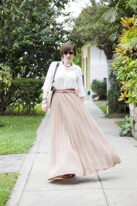 Mis Looks - La maxi falda plizada Mis Looks - La maxi falda plizada