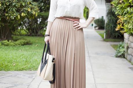 Mis Looks - La maxi falda plizada Mis Looks - La maxi falda plizada