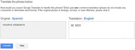 Google Translate Community Contribution