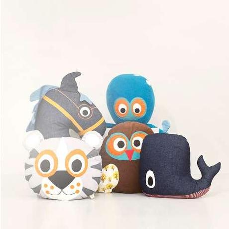 ¡Bienvenido al mundo de la decoración nórdica! Cushion Animals Ferm Living, Cojines infantiles de Ferm Living