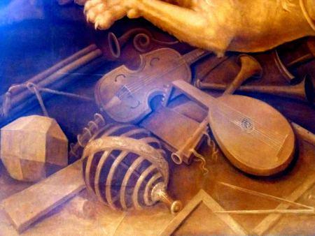 Farsalia matemática en Ancy le Franc Poliedro Farsalia Ancy