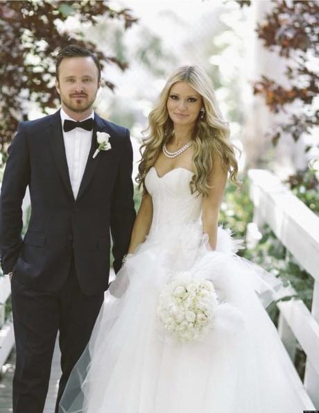 Bodas para el recuerdo: Aaron Paul y Lauren Parsekian Aaron Paul wedding