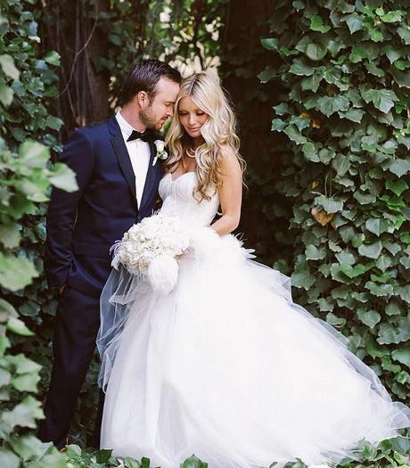 Bodas para el recuerdo: Aaron Paul y Lauren Parsekian Aaron Paul and Lauren Parsekian