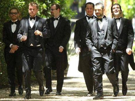 Bodas para el recuerdo: Aaron Paul y Lauren Parsekian Aaron Paul wedding 13