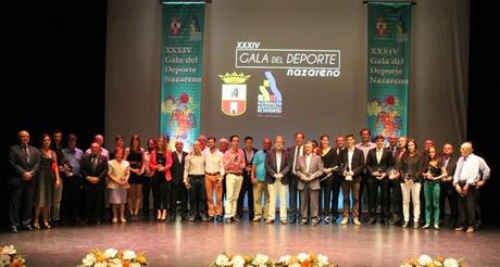 Amplia representación quinteña en la Gala del Deporte Nazareno. galadeportenazareno2014