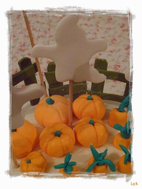 Carrot cake huerto de calabazas de Halloween