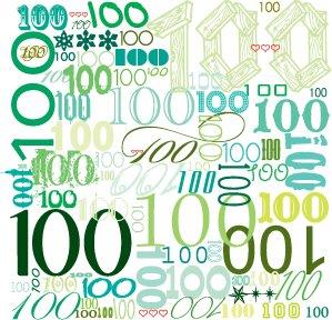 El número 100 tiene algo de consecución, de llegada... ¡¡Celebración!! El blog llega a los 100 posts