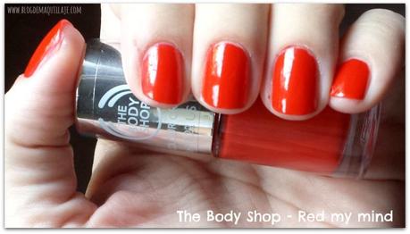Esmaltes de uñas Colour Crush de The Body Shop bodyshop_red_my_mind