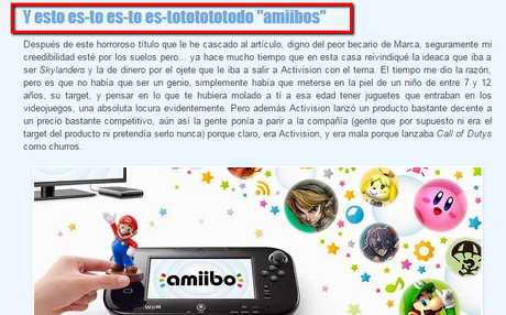 Condenan a FastEtc por el titular de los amiibos Condenan a FastEtc por el titular de los amiibos