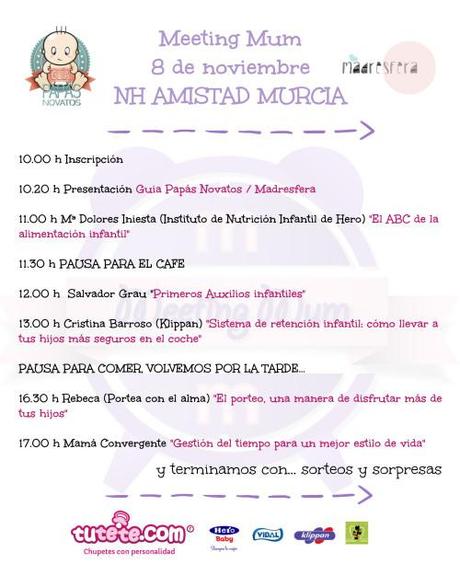 Miércoles mudo: Tenemos programa #meetingmum Tenemos programas e inscripciones abiertas. Esto ya no hay quien lo pare ;-)