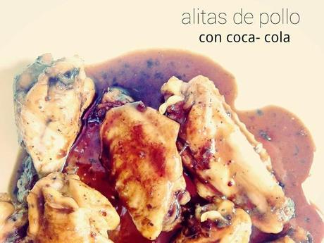 Alitas de pollo con salsa de Coca Cola