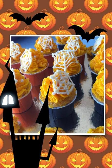 CUPCAKES DE CALABAZA PARA HALLOWEEN CUPCAKES DE CALABAZA PARA HALLOWEEN