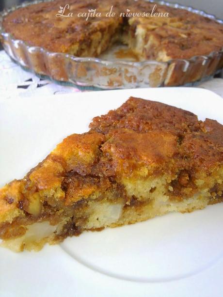 Tarta Cobbler de pera