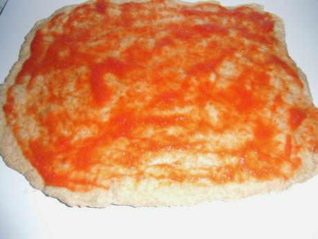 Pizza integral ligera Pizza integral ligera